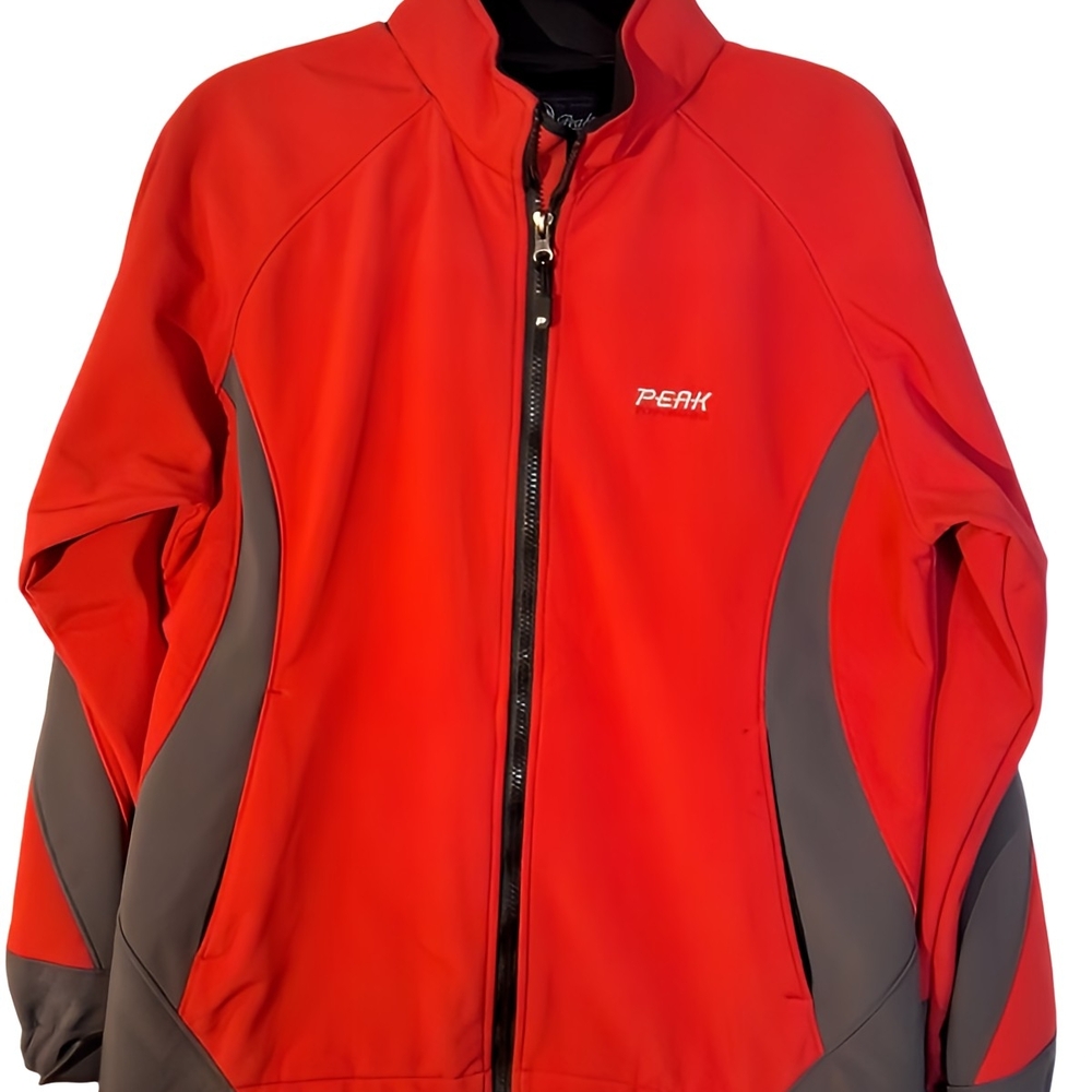 Peak Performance Red & Gray Softshell Jacket